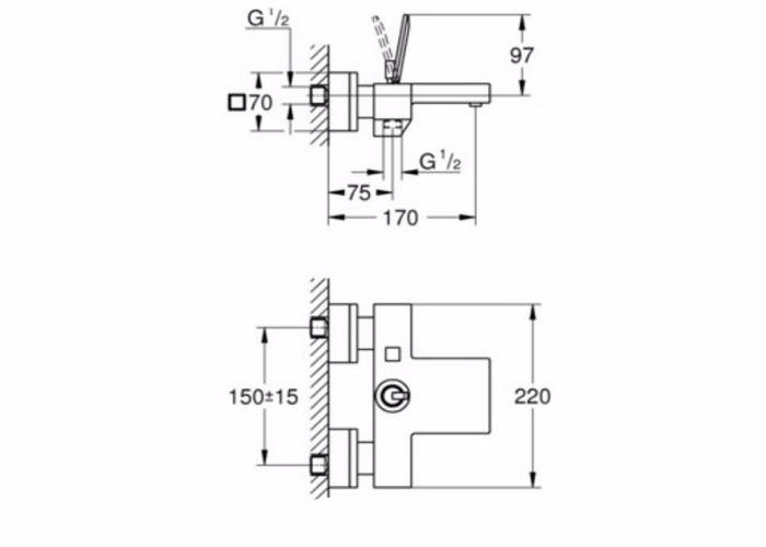��������� ��� ����� Grohe Eurocube Joy 23666000