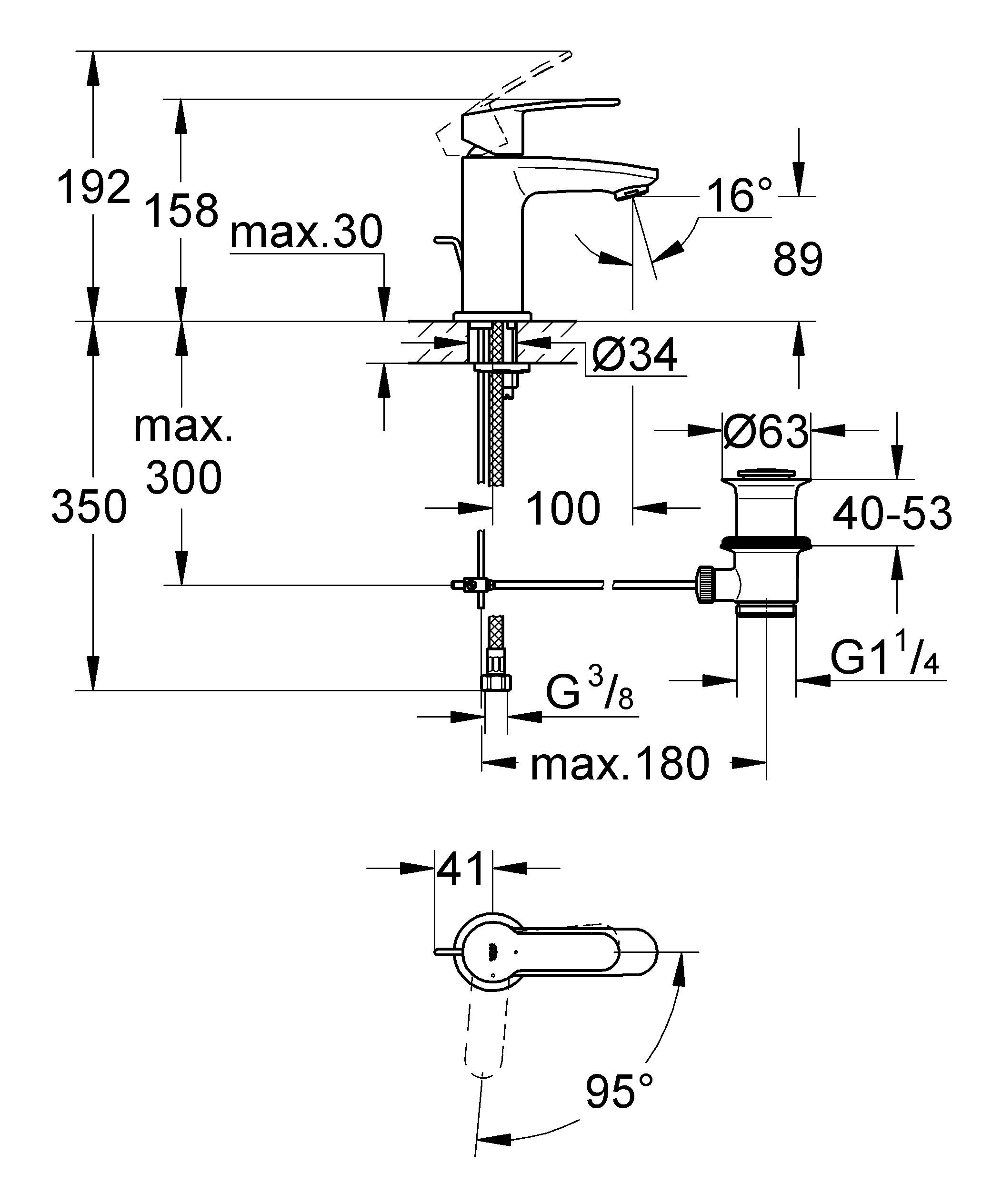��������� ��� �������� Grohe Eurostyle Cosmopolitan 2338720E