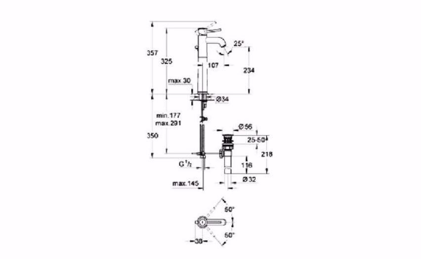 ��������� ��� �������� Grohe BauClassic 32868000