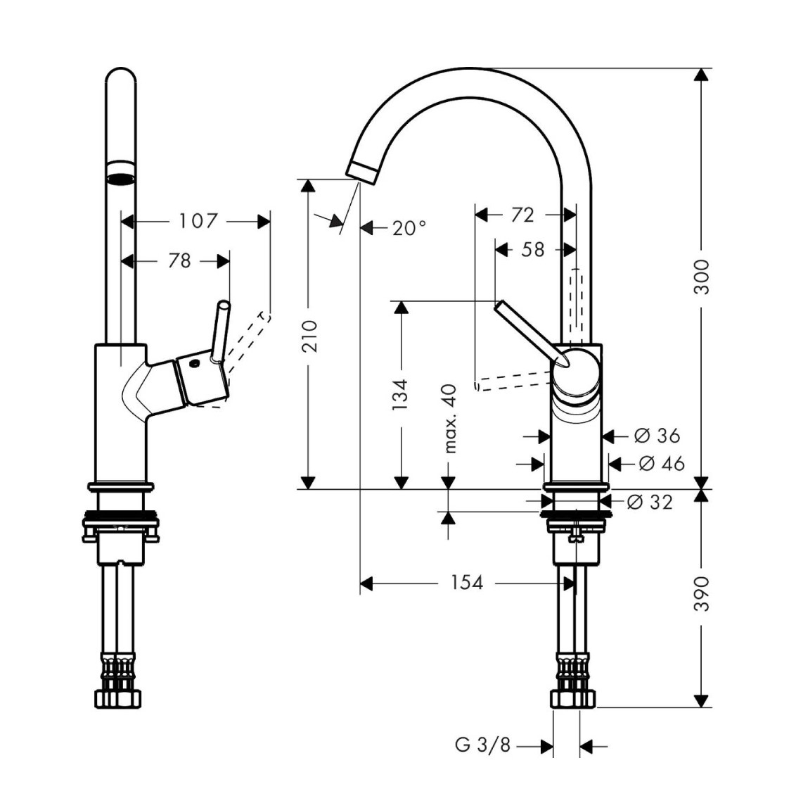 ��������� ��� �������� Hansgrohe Talis 32080000