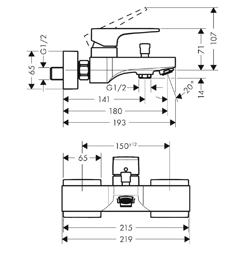 ��������� ��� ����� Hansgrohe Metropol 32540670 ������� ������