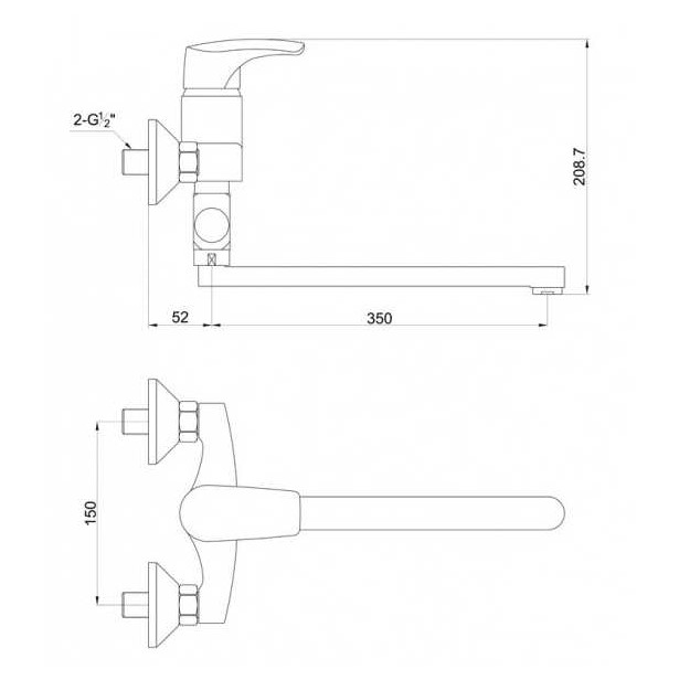 ��������� ��� ����� � ����� Timo Uta 0095Y-L chrome