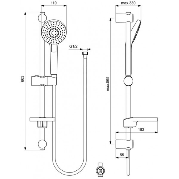 ����� ��� ����� 3 � 1 Ideal Standard Ceraflex BD001AA
