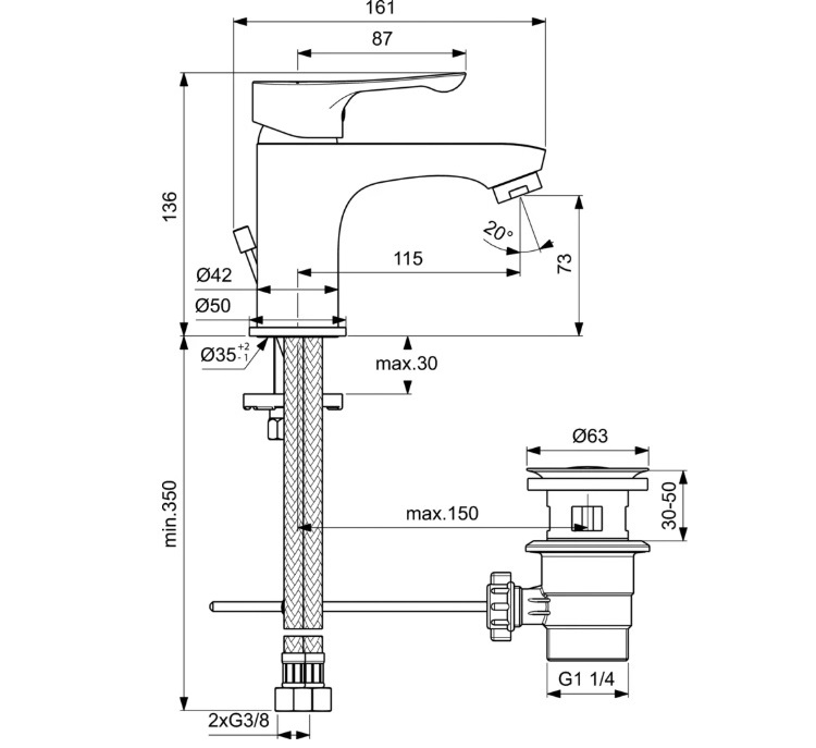 �������� ��� ���� 7 � 1 Ideal Standard Alpha BD003AA