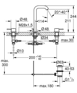 ��������� ��� �������� Grohe Essence 20299001