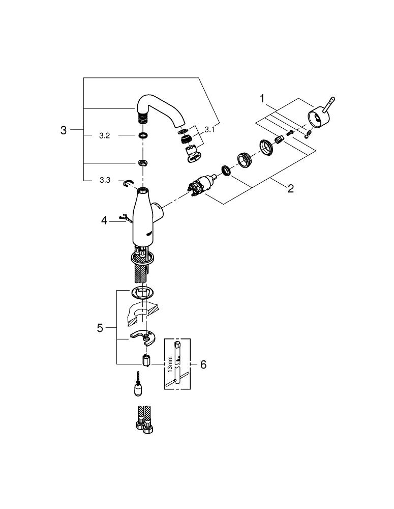 ��������� ��� �������� Grohe Essence 23480001