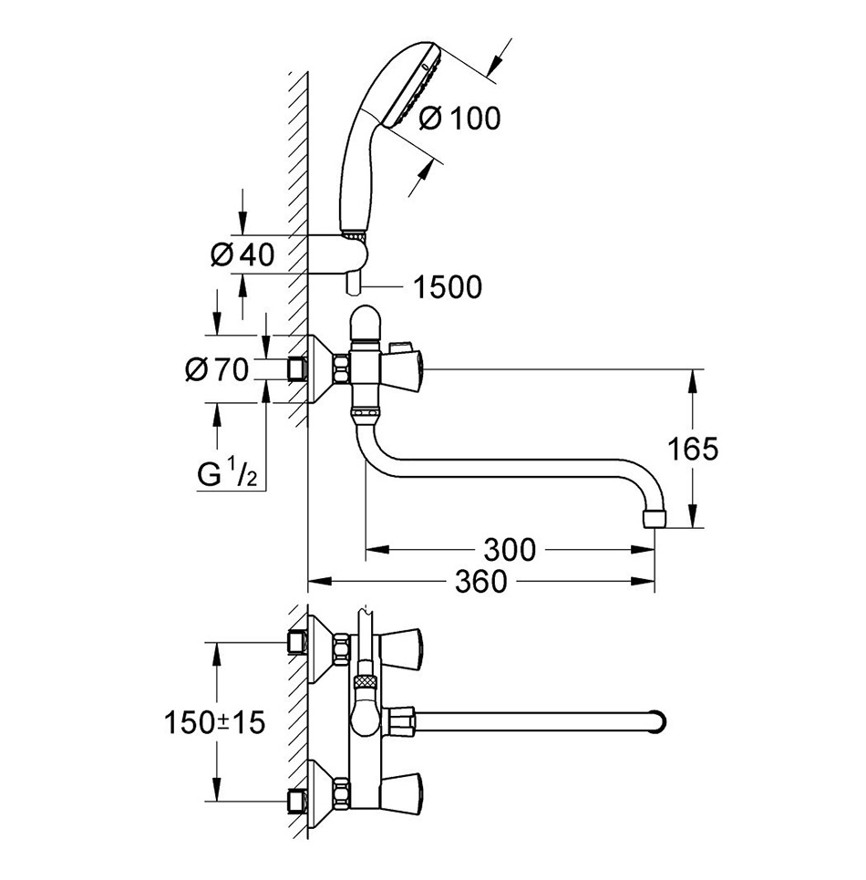 ��������� ��� ����� Grohe Costa S 2679210A