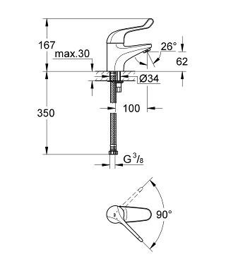��������� ��� �������� Grohe Euroeco Special 32789000