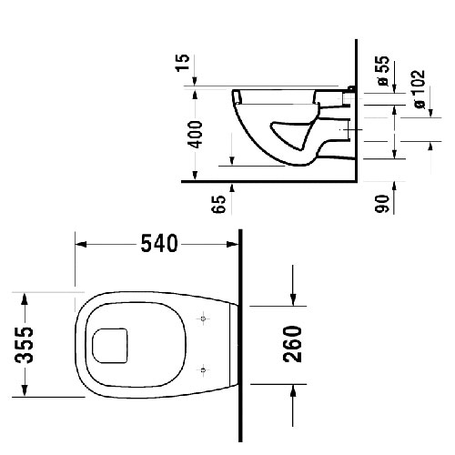 ������ ��������� Duravit D-Code 22100900002
