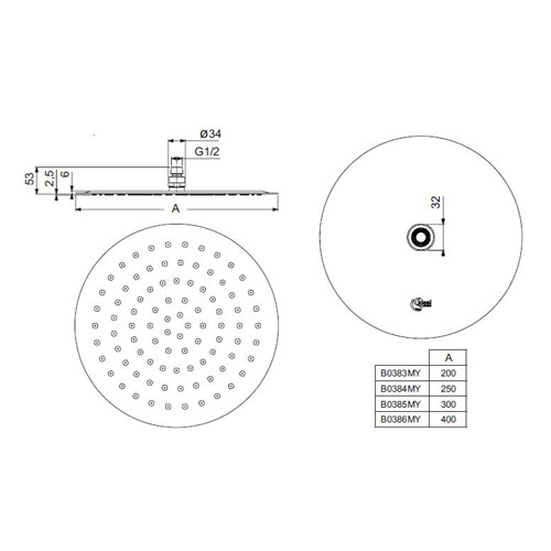 ������� ��� Ideal Standard IdealRain Luxe D200 B0383MY