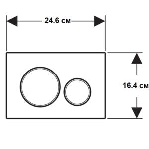 ������� ����� Geberit Sigma 20 115.882.DW.1 ������ �������