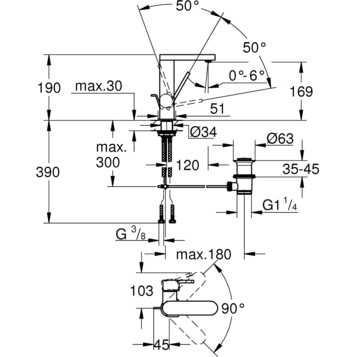 ��������� ��� �������� Grohe Plus 23871003