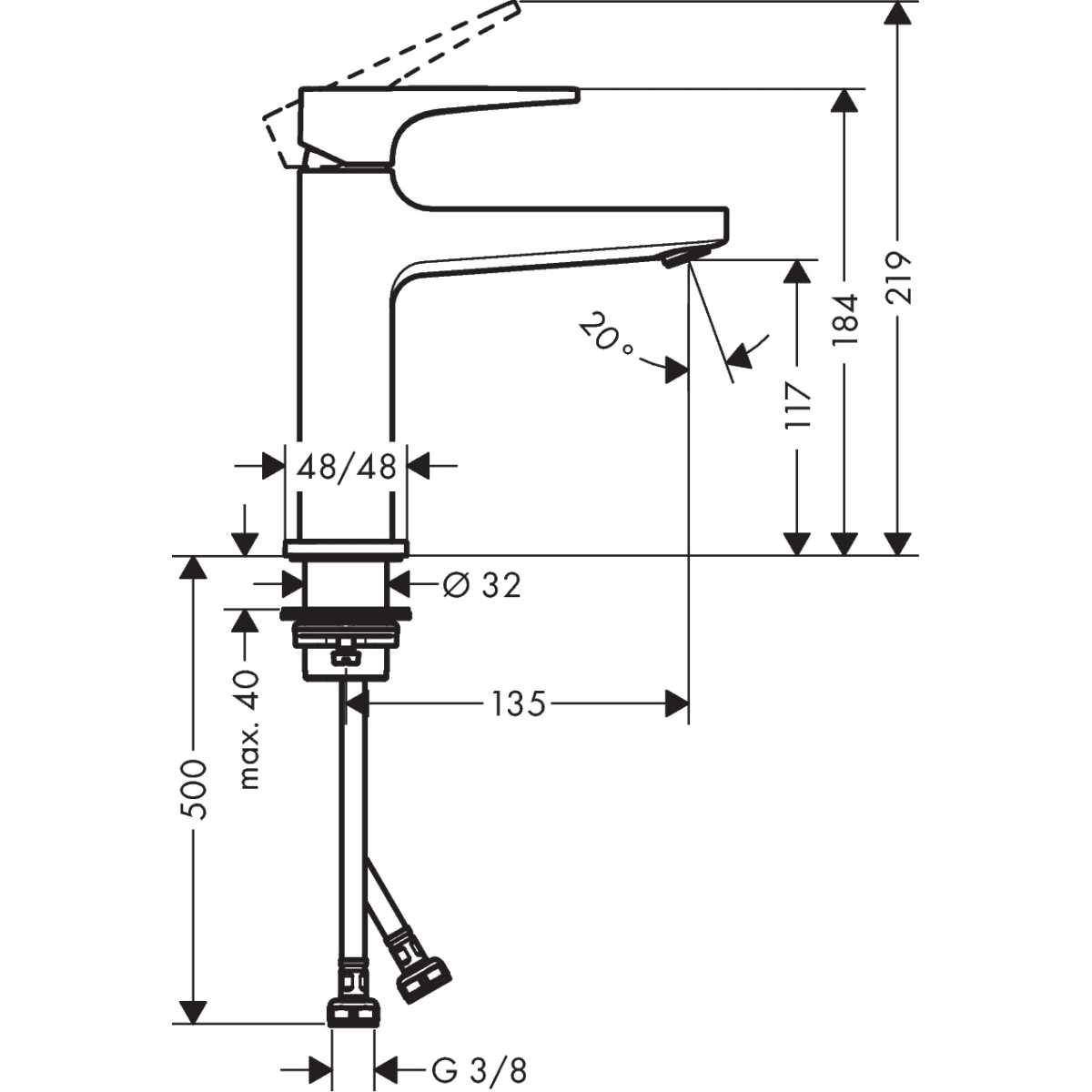 ��������� ��� �������� Hansgrohe Metropol 32507000