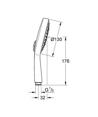 ����� ��� ���� Grohe Power&Soul Cosmopolitan 27664000