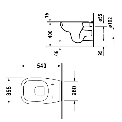 ������ ��������� Duravit D-Code 25350900002