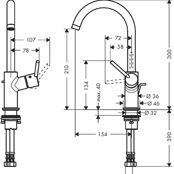 ��������� ��� �������� Hansgrohe Talis 32084000
