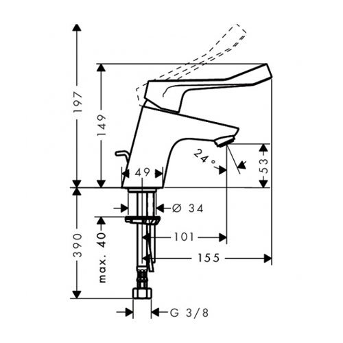 ��������� ��� �������� Hansgrohe Focus 31910000
