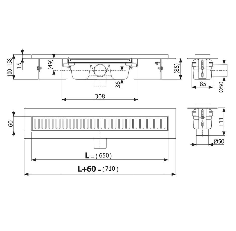 ������� ����� AlcaPlast APZ1-650