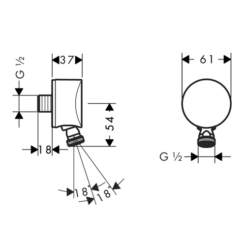 ��������� ������������� Hansgrohe Fixfit S 27506000