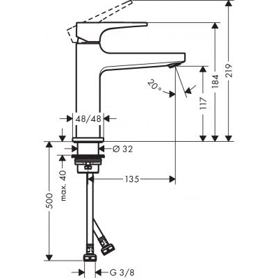 ��������� ��� �������� Hansgrohe Metropol 32507700
