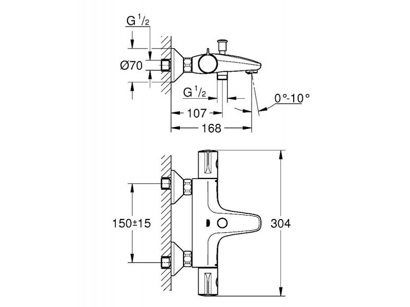 ��������� ��� ����� Grohe Grohtherm 800 34576000